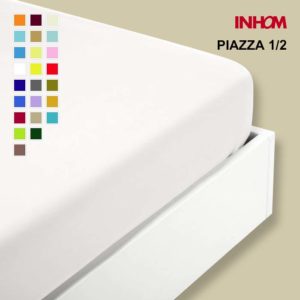 Lenzuolo inferiore PIAZZA e MEZZA con angoli