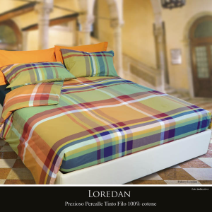 Copripiumino "Loredan" 1 piazza
